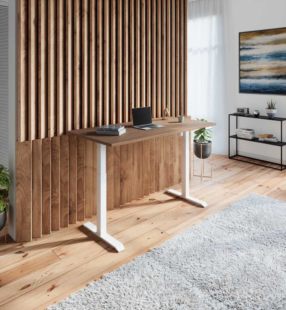 Desktronic Darbo stalo stalviršis 120x60cm Riešutas