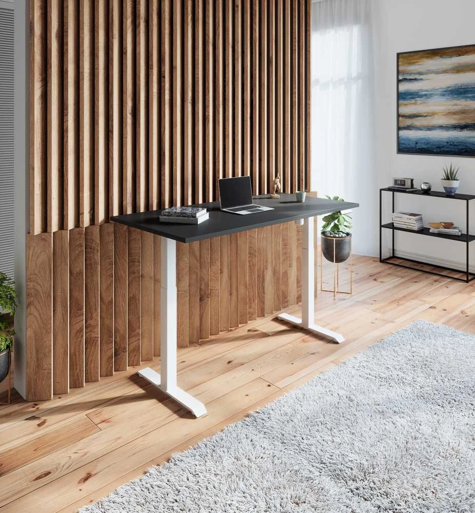 Desktronic Darbo stalo stalviršis 180x80cm Juodas