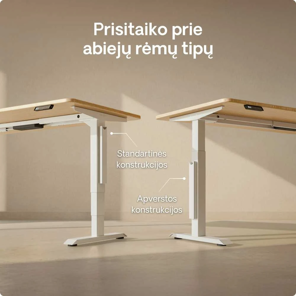 Desktronic Magnetinis darbo stalo laidų laikiklis, Metalinis, Baltas