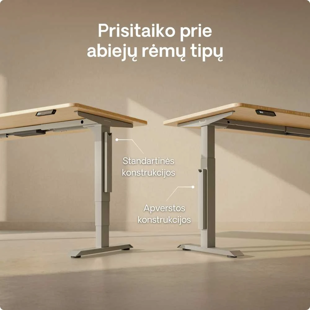 Desktronic Magnetinis darbo stalo laidų laikiklis, Metalinis, Pilkas