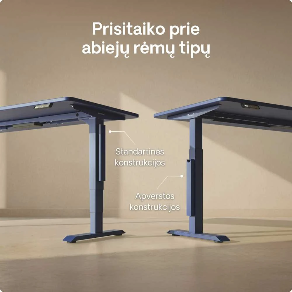 Desktronic Magnetinis darbo stalo laidų laikiklis, Metalinis, Mėlynas