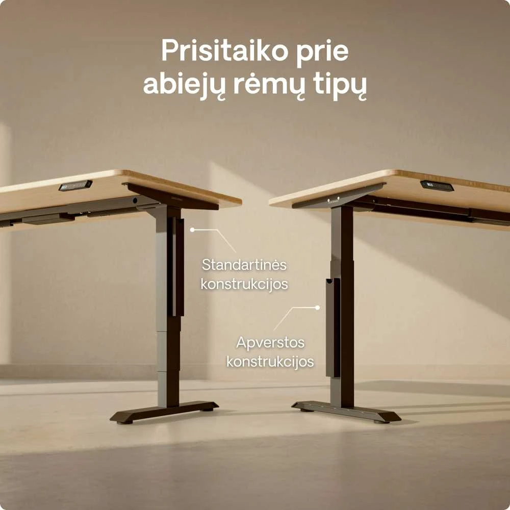 Desktronic Magnetinis darbo stalo laidų laikiklis, Metalinis, Juodas