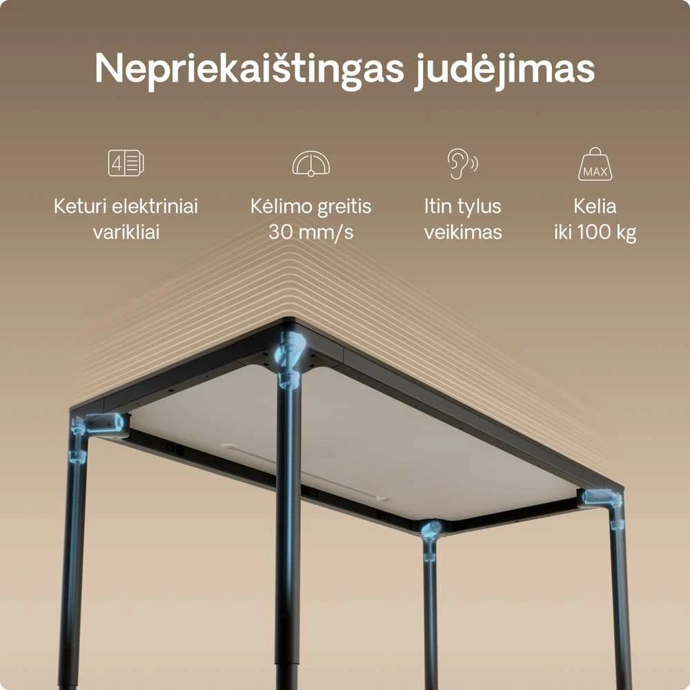 Desktronic HomeMax stalo mechanizmo techninės savybės