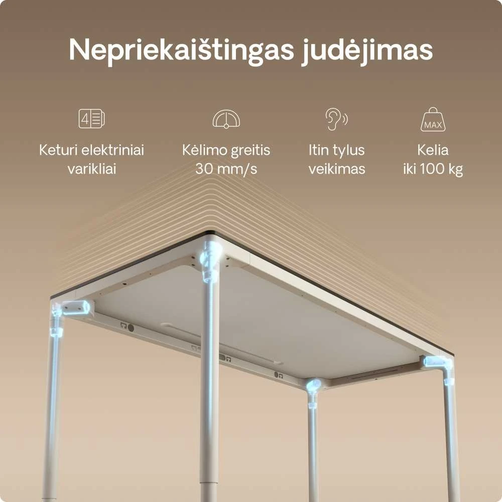 Desktronic stalas: variklių techninės specifikacijos