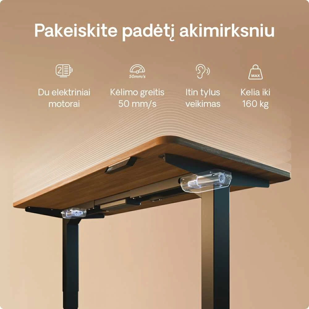 Desktronic HomePro stalo techninės charakteristikos