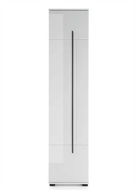 Aukšta vonios spintelė Cantara, 45 x 35 x 200 cm, baltas blizgesys