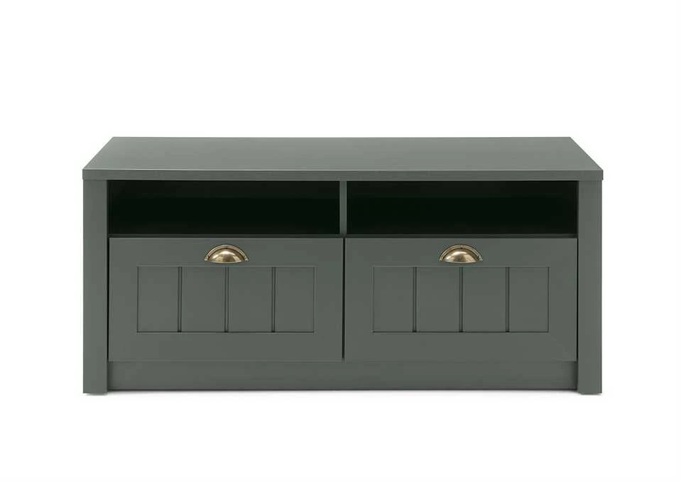 Batų spintelė Ascot, 110 x 43 x 47 cm, tamsiai žalia