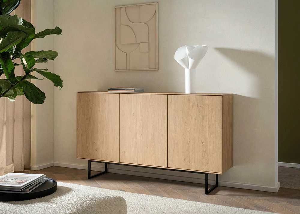 Komoda Kalmar, 150 x 40 x 90 cm, ąžuolas