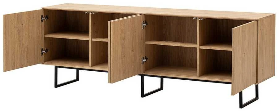 Komoda Kalmar, 200 x 40 x 70 cm, ąžuolas