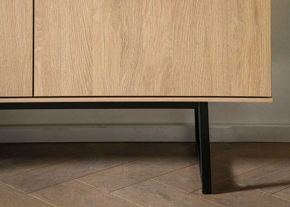 Komoda Kalmar, 200 x 40 x 70 cm, ąžuolas