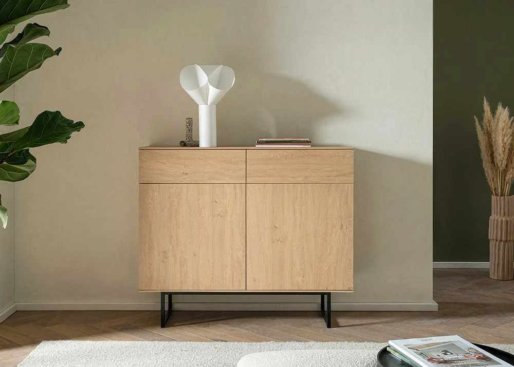 Komoda Kalmar, 115 x 40 x 98 cm, ąžuolas