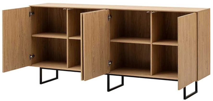 Komoda Kalmar, 200 x 40 x 90 cm, ąžuolas
