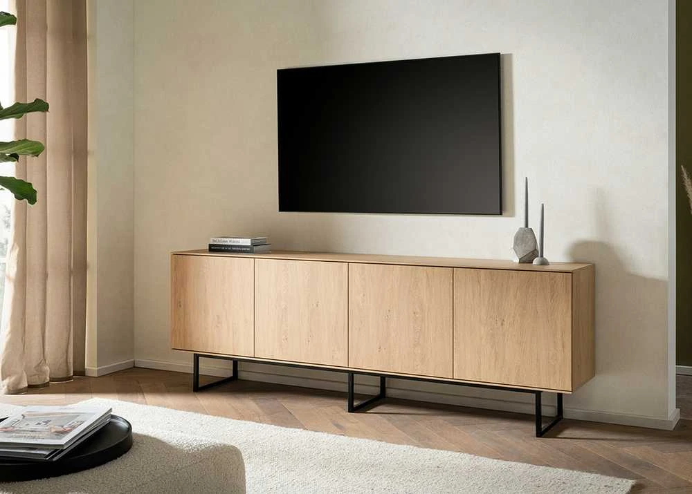 Komoda Kalmar, 200 x 40 x 70 cm, ąžuolas