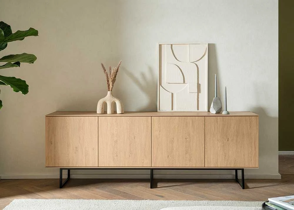 Komoda Kalmar, 200 x 40 x 70 cm, ąžuolas