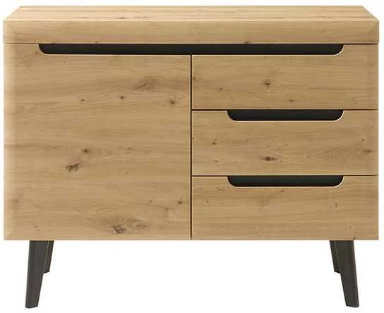 Komoda Imv Torge, 107 × 40 × 83 cm, ąžuolo spalvos