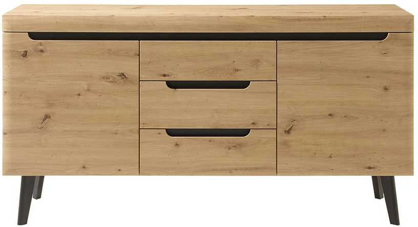 Komoda Imv Torge, 160 × 40 × 83 cm, ąžuolo spalvos