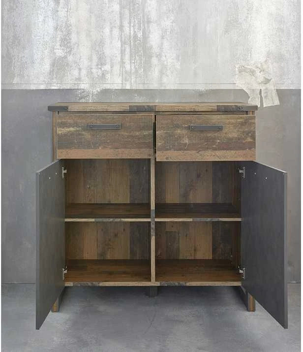 Komoda Prime, 119 x 42 x 110 cm, ruda