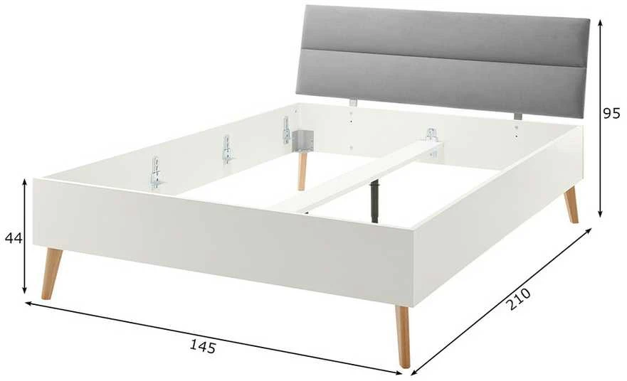 Lova Lena, 140 x 200 cm, balta / pilka