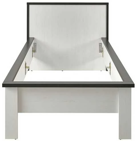 Lova Sherwood, 90 x 200 cm, balta / pilka