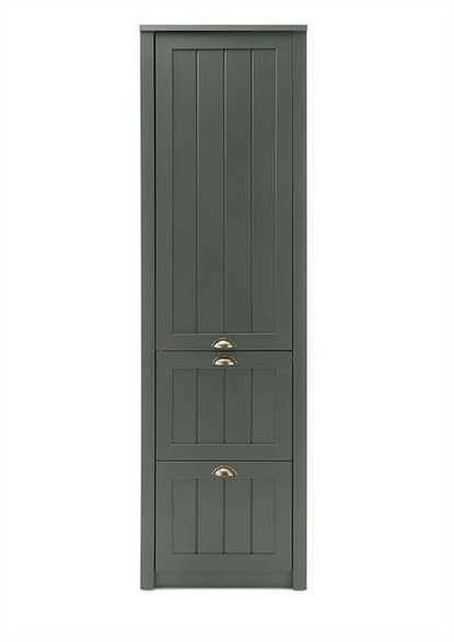 Prieškambario spinta Ascot, 60 x 42 x 204 cm, tamsiai žalia