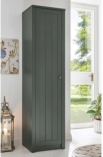 Prieškambario spinta Ascot, 60 x 42 x 204 cm, tamsiai žalia