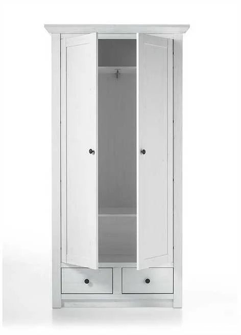 Prieškambario spinta Westerland, 105 x 45 x 207 cm, baltoji pušis