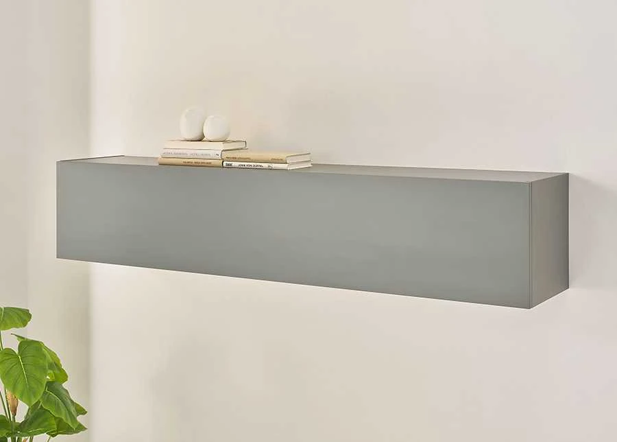 Sieninė spintelė Largo, 152 x 30 x 30 cm, antracitas