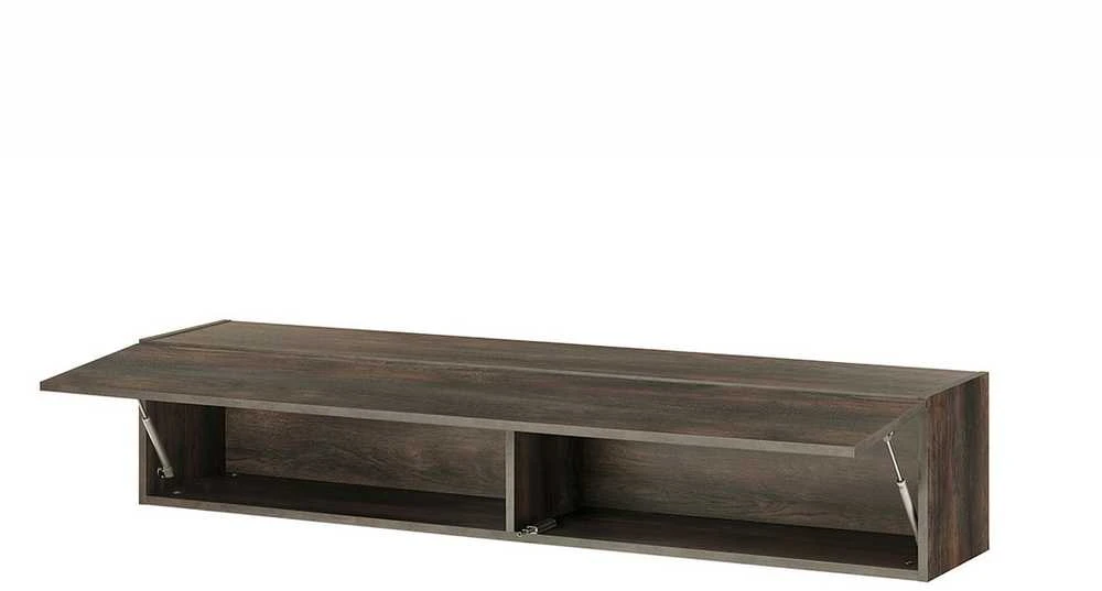 Sieninė spintelė Largo, 152 x 30 x 30 cm, tamsus ąžuolas