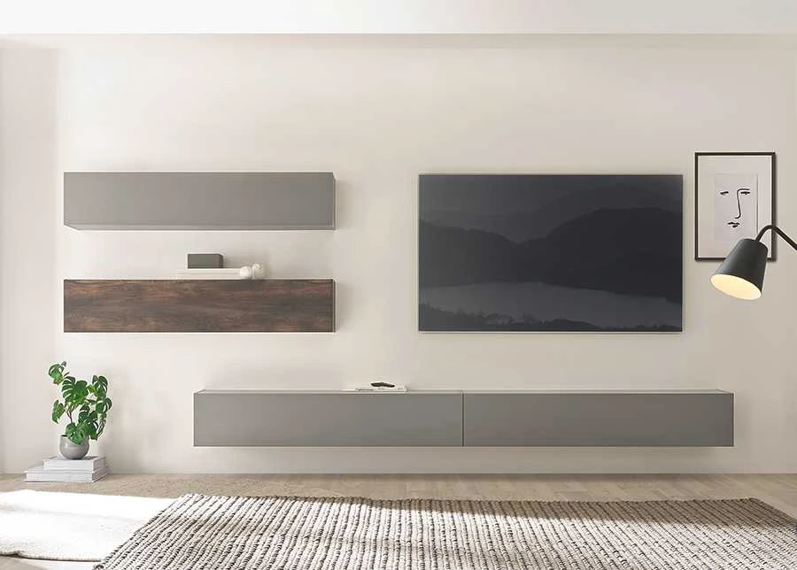 Sieninė spintelė Largo, 152 x 30 x 30 cm, tamsus ąžuolas
