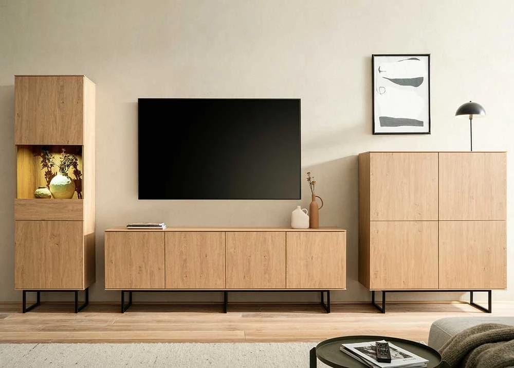 Spinta Kalmar, 115 x 30 x 137 cm, ąžuolas