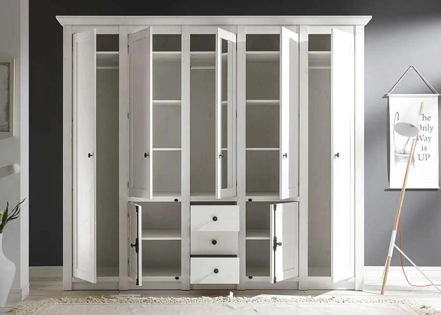 Spinta Westerland, 236 x 64 x 206 cm, baltoji pušis