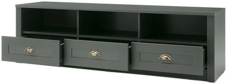 TV staliukas TV stovas Ascot, 158 cm, tamsiai žalia