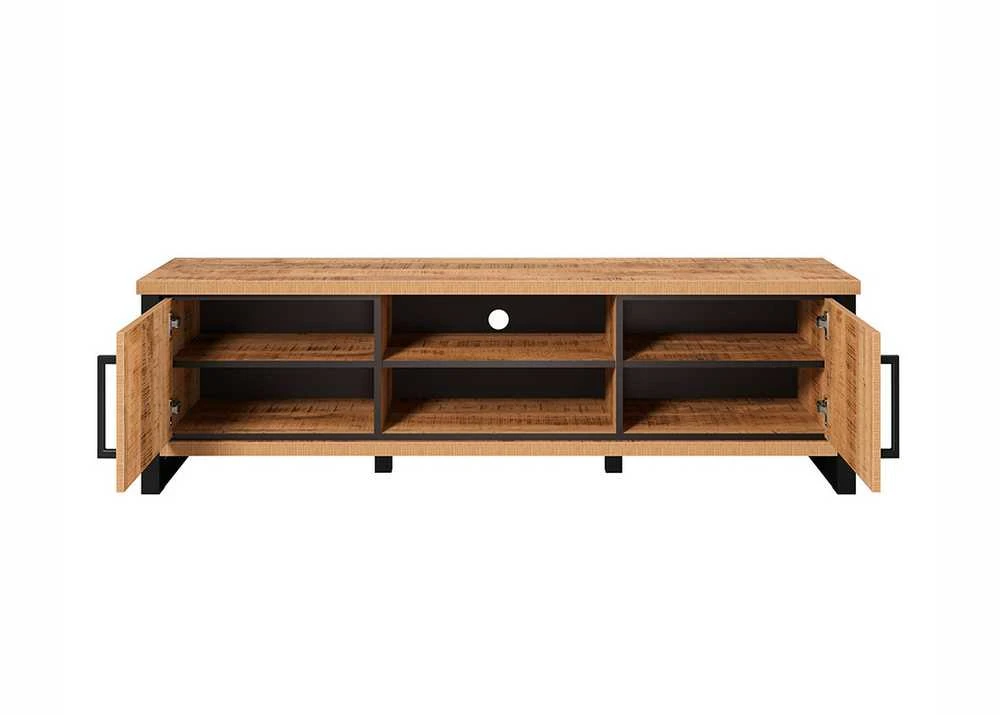 TV staliukas Enna, 166 x 45 x 50 cm, mango / juoda