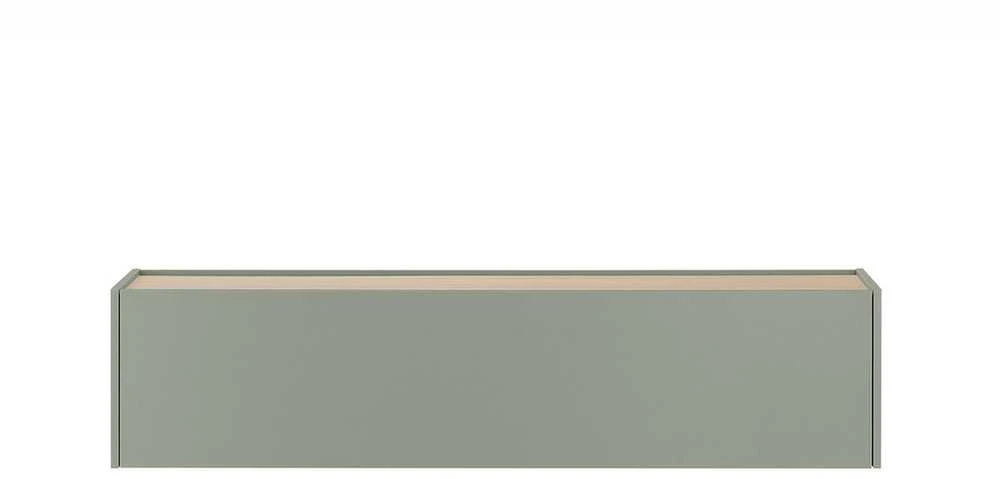 TV staliukas City, 150 x 30 x 35 cm, tamsiai žalia / ąžuolas