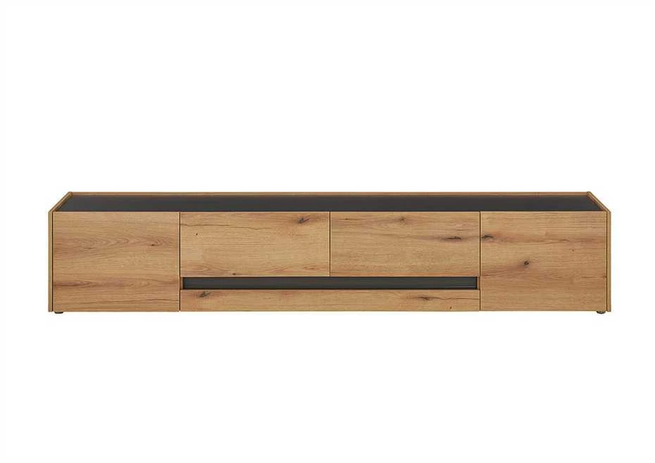TV staliukas TV stovas Imv City, 224 cm, ažuolinė/antracitasv