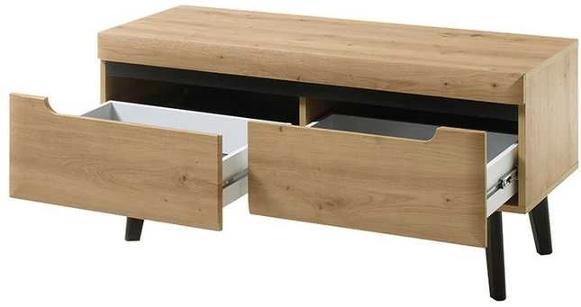 TV staliukas Imv Torge, 107 × 40 × 50 cm, ąžuolo spalvos