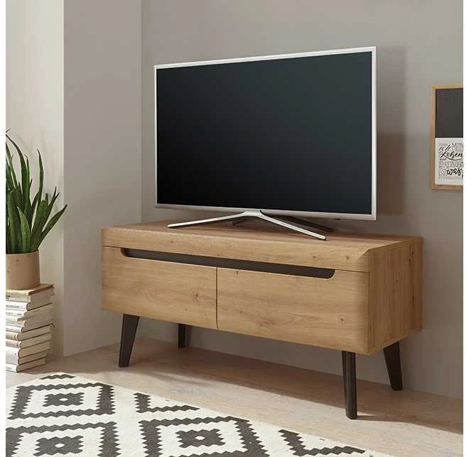 TV staliukas Imv Torge, 107 × 40 × 50 cm, ąžuolo spalvos
