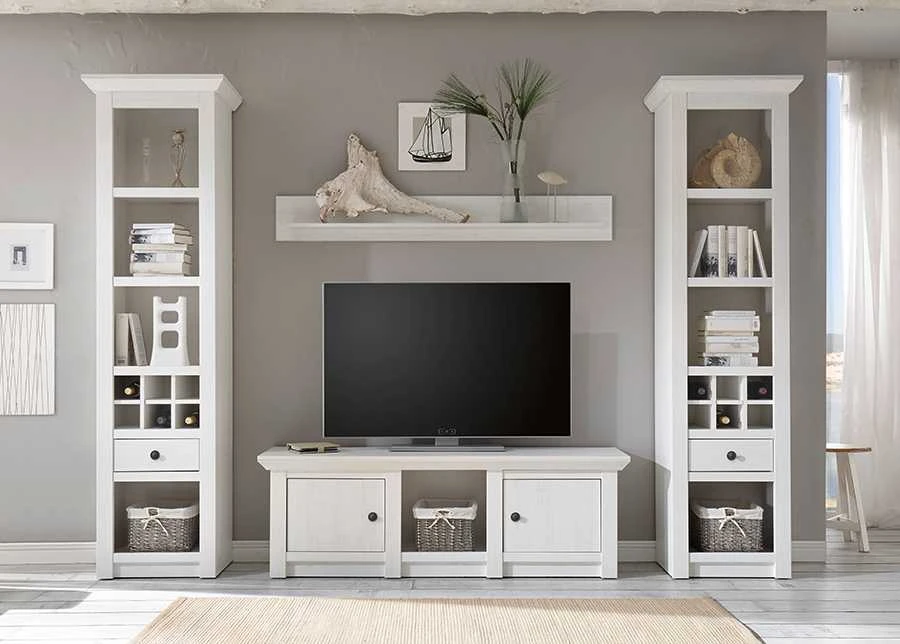 TV staliukas Westerland, 152 x 45 x 51 cm , baltoji pušis
