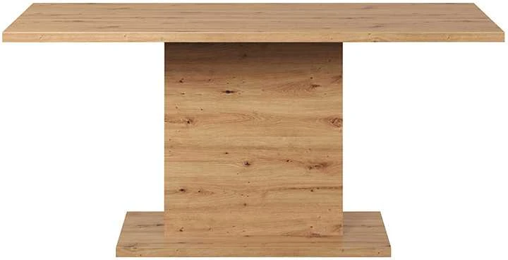 Valgomojo stalas Follow, 160 x 80 x 76 cm, ąžuolas / pilka