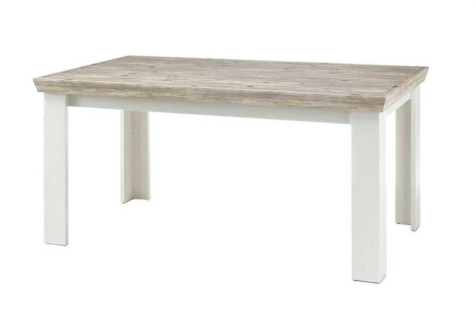 Valgomojo stalas Florenz, 160 x 90 x 76 cm, baltoji pušis / pušis