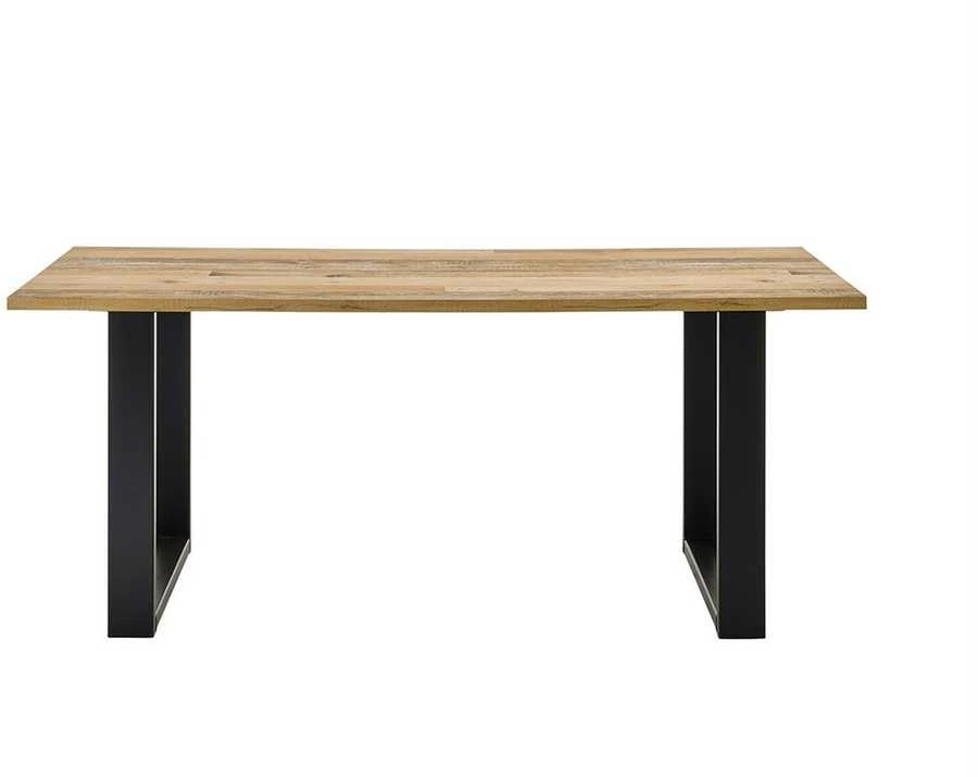 Valgomojo stalas Sherwood, 180 x 80 x 76 cm, ruda / pilka