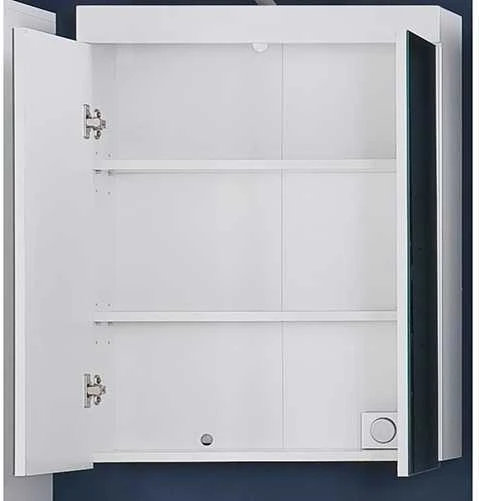 Trendteam Veidrodinė spintelė Amanda, 60 x 17 x 77 cm, balta blizgi