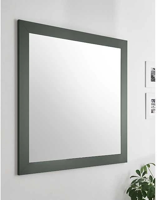 Veidrodis Ascot, 82 x 3 x 82 cm, tamsiai žalia