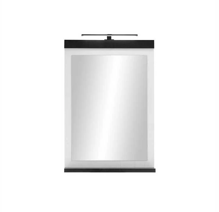 Veidrodis Sherwood, 56 x 10 x 100 cm, balta / pilka