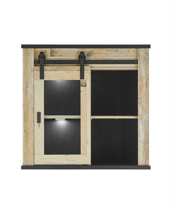 Viršutinė virtuvės spintelė Sherwood, 93 x 31 x 90 cm, ruda / pilka