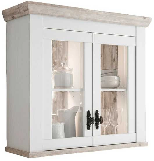 Virtuvės spintelė Florenz, 92 x 34 x 85 cm, baltoji pušis / pušis