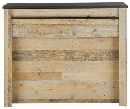 Virtuvės spintelė Sherwood, 130 x 52 x 106 cm, ruda / pilka