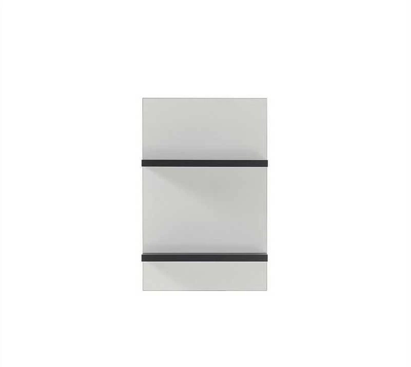 Vonios lentyna Cantara, 40 x 12 x 62 cm, balta / juoda