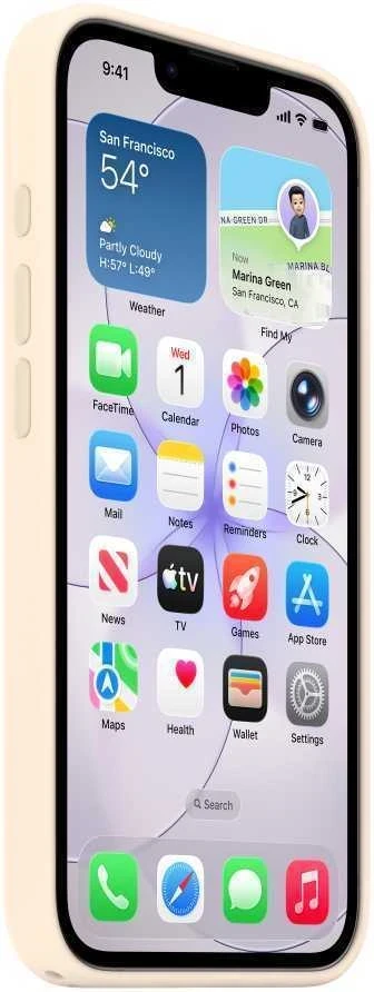 Apple iPhone 17e Silicone Case with MagSafe – Vanilla - MHWG4ZM/A
