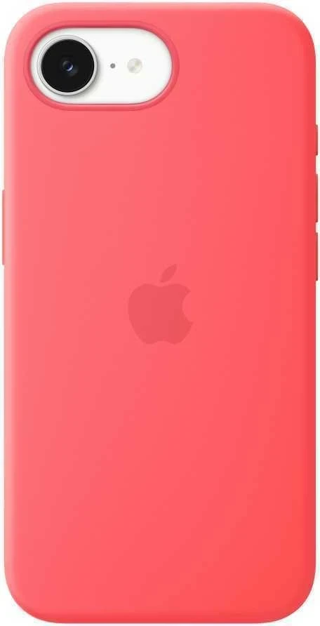 Apple iPhone 17e Silicone Case with MagSafe – Bright Guava - MHWH4ZM/A